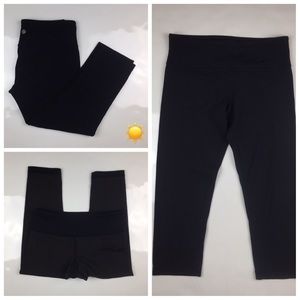 Lululemon Black Crop Leggings size 8